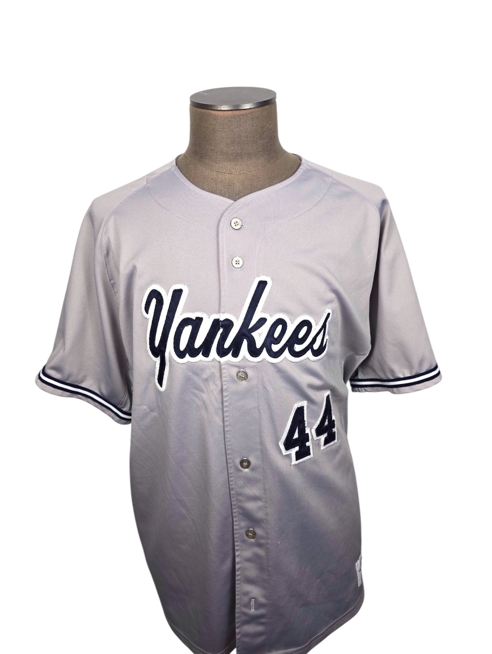 Vintage NY Yankees Alleson Athletic Road Jersey #44 - Mesh Back & Underarms- XL